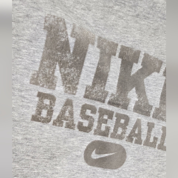 Nike Baseball Zip Up Grey Athletic Hoodie - Picture 5 of 6